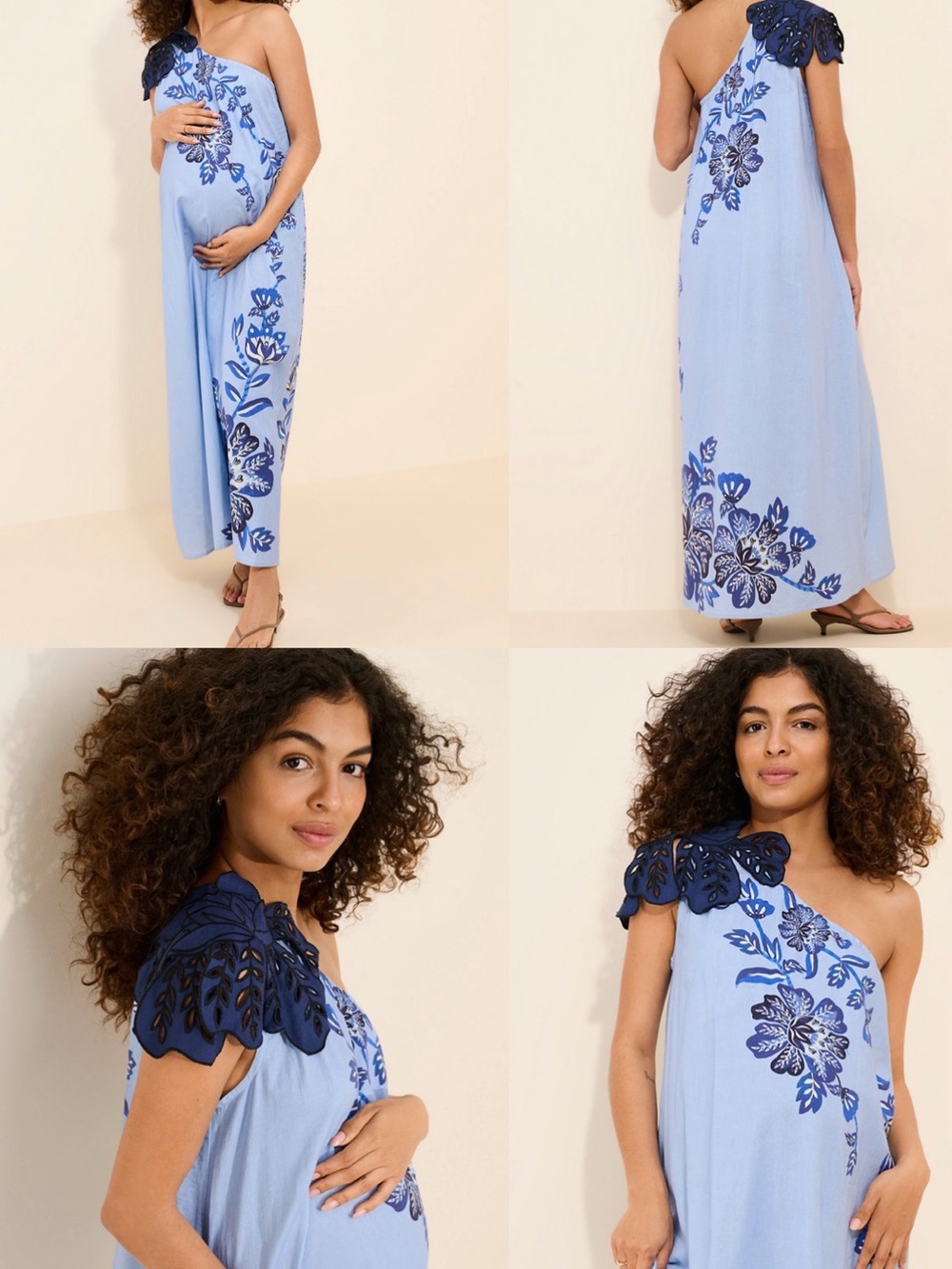 Farm Rio maternity 3d floral dress